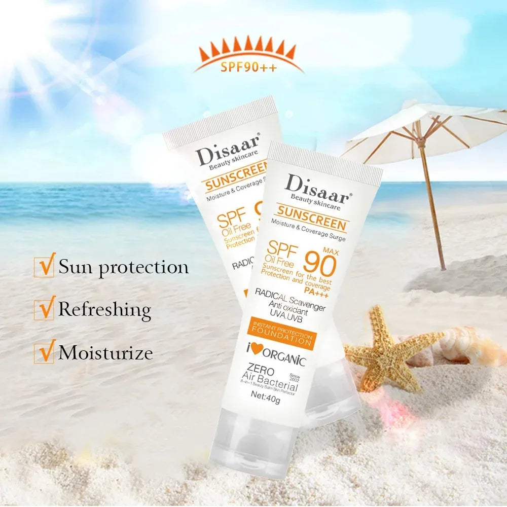 Facial Body Sunscreen Waterproof Spf 90 Uv Sun | Premium Care