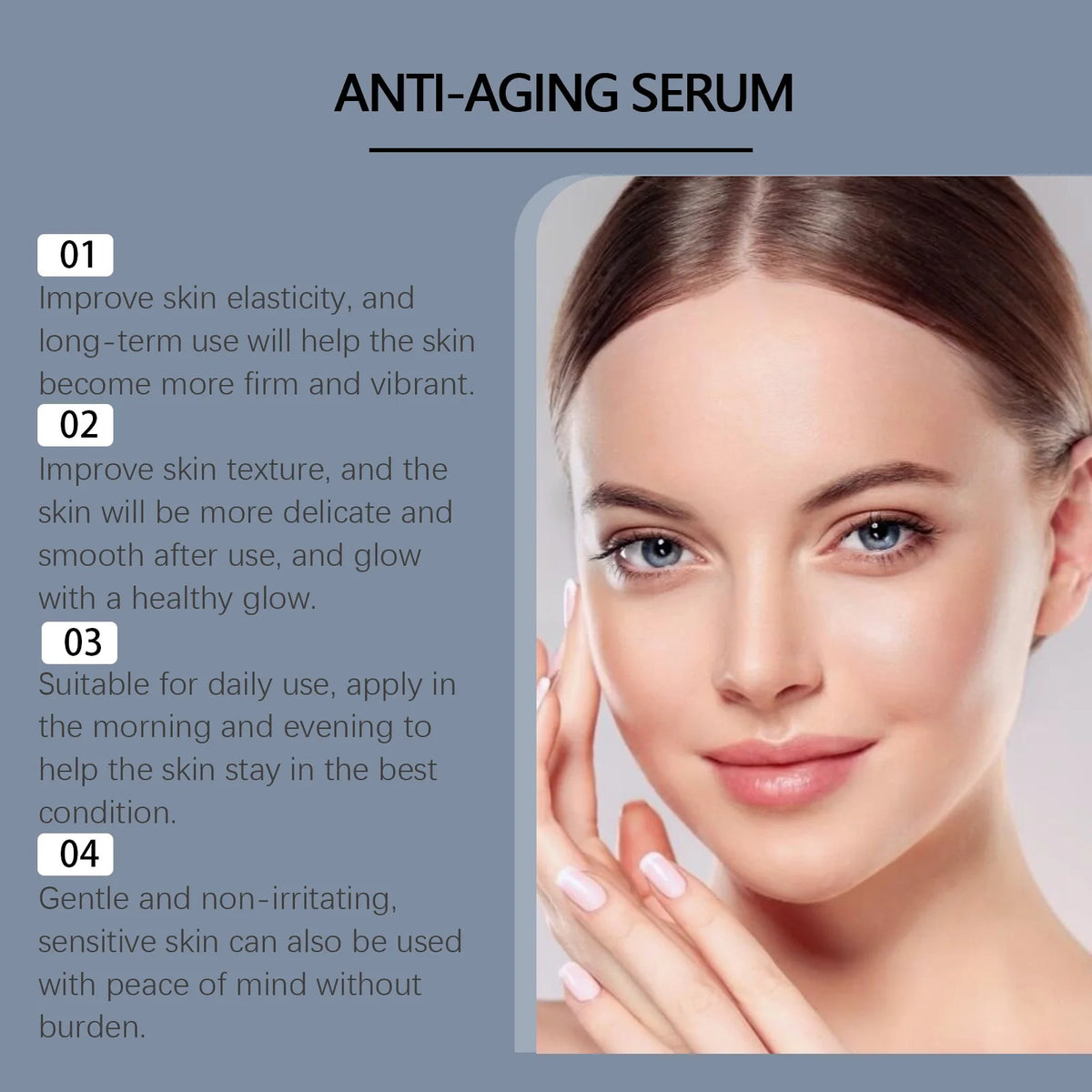 Anti Aging Serum Fade Fine Lines Increase Skin | Premium Care