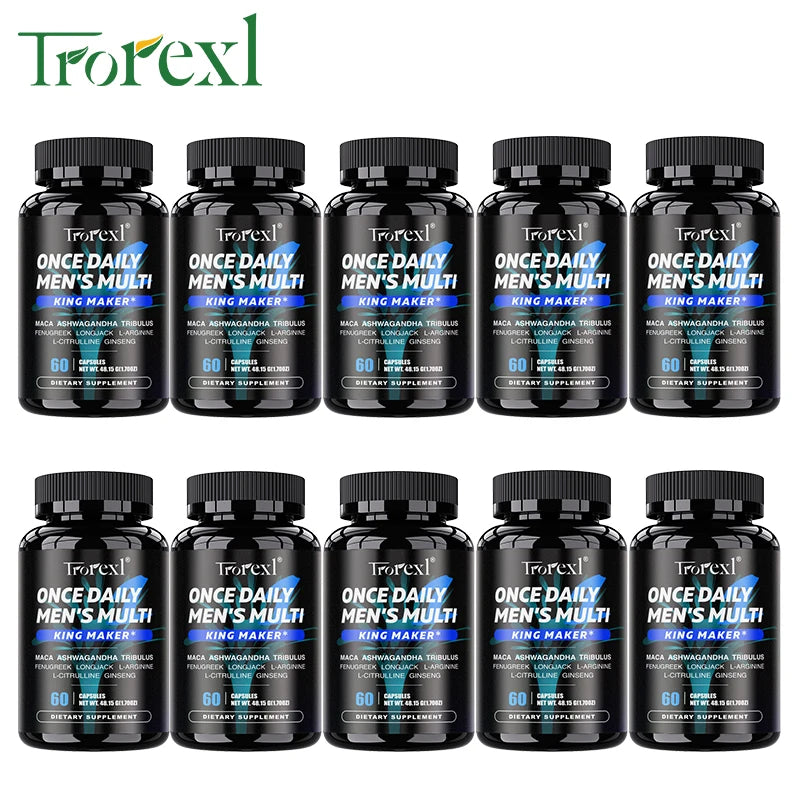 Men's Once Daily Multi-Vitality & Performance Complex – Male Firmness, Stamina & L-Arginine Support