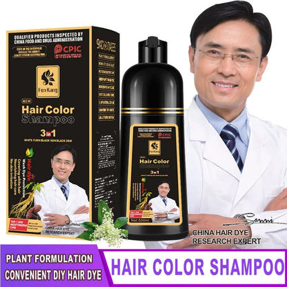 Hair Wash Black Shampoo Hair Dye Black Color | Premium Care