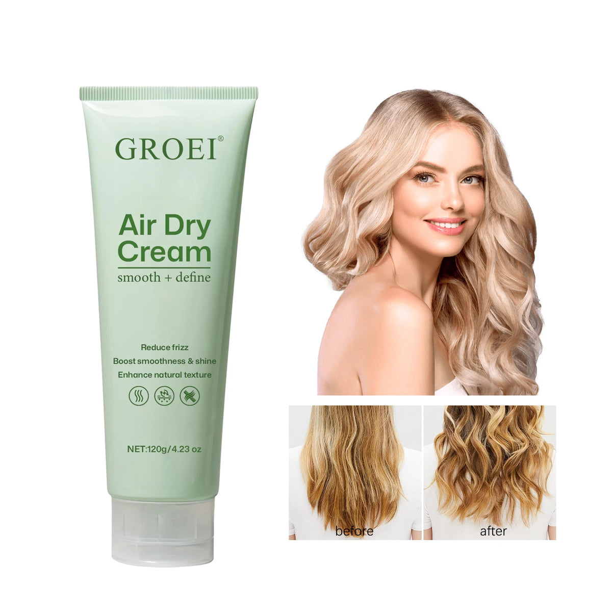 Hair Styling Cream With Nourishing Formula Add Shine | Premium Care