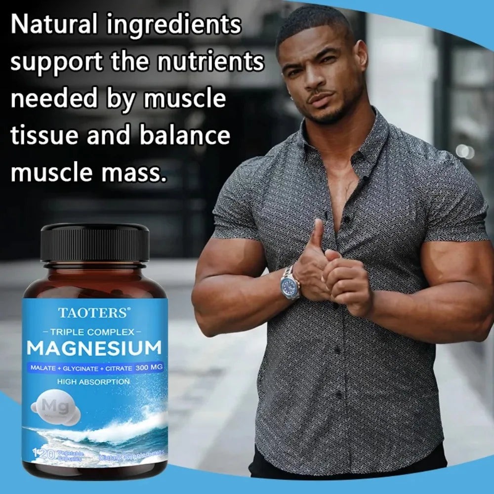Garmtar Triple Magnesium Complex (Glycinate, Malate & Citrate) - Garmtar Pure Supplements