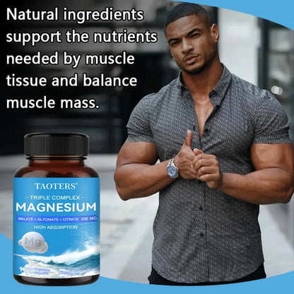 Garmtar Triple Magnesium Complex (Glycinate, Malate & Citrate) - Garmtar Pure Supplements