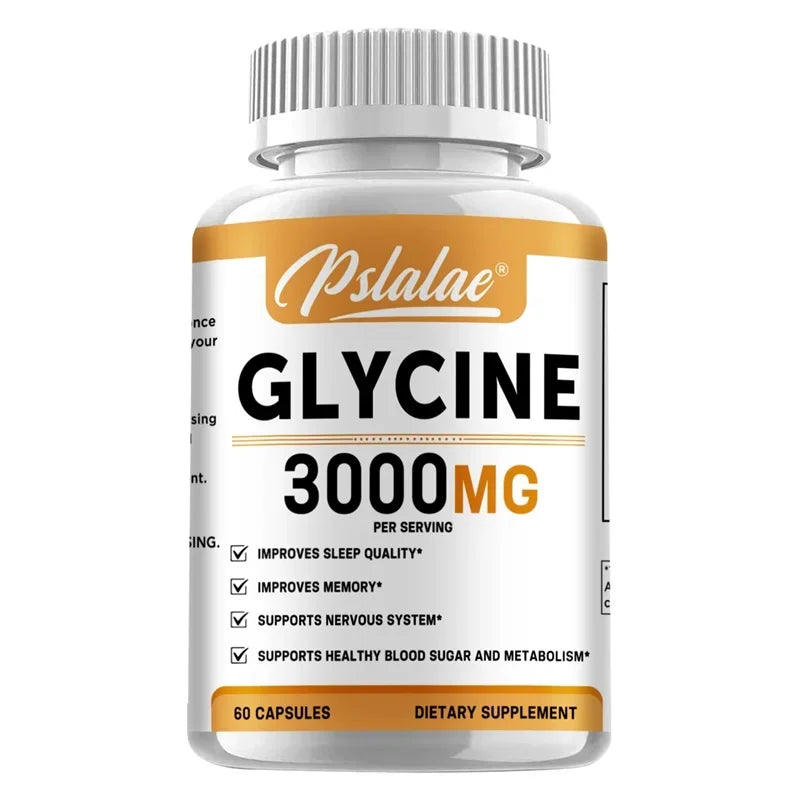 Glycine Supplement - Improve Sleep Quality and Suppress Appetite, Promote Deep Sleep
