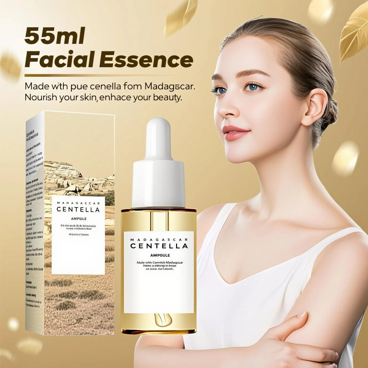 Centella Asiatica Brightening Serum Calms Irritation Reduces Breakouts | Premium Care