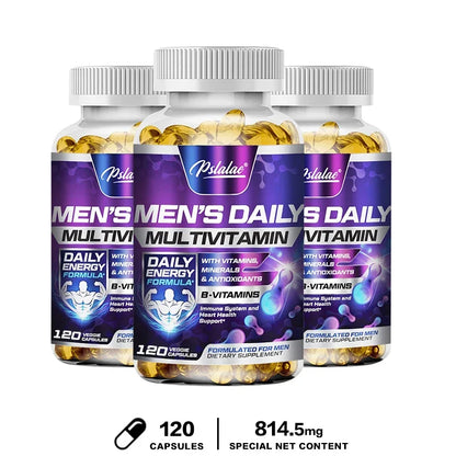 AlphaMulti Elite Men's Daily Multivitamin & Botanical Complex – High-Potency Micronutrients, Energy, Prostate & Immune Defense