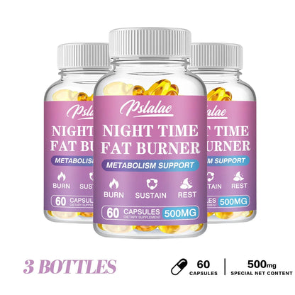 Nighttime Fat Burner Supplement - for Weight Loss, Boost Metabolism, Suppress Appetite Diet,Healthy Weight Management