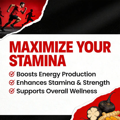 Organic Fenugreek Extract Capsules with Black Maca & Turmeric – Natural Energy, Endurance & Vitality