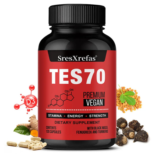 Organic Fenugreek Extract Capsules with Black Maca & Turmeric – Natural Energy, Endurance & Vitality