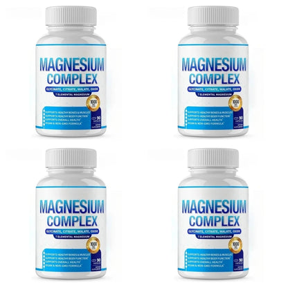 Magnesium Supplement 1000mg 7 in 1 Complex with Glycinate Citrate Malate Taurate Supports Muscle Relaxation Sleep Support 90 Ct