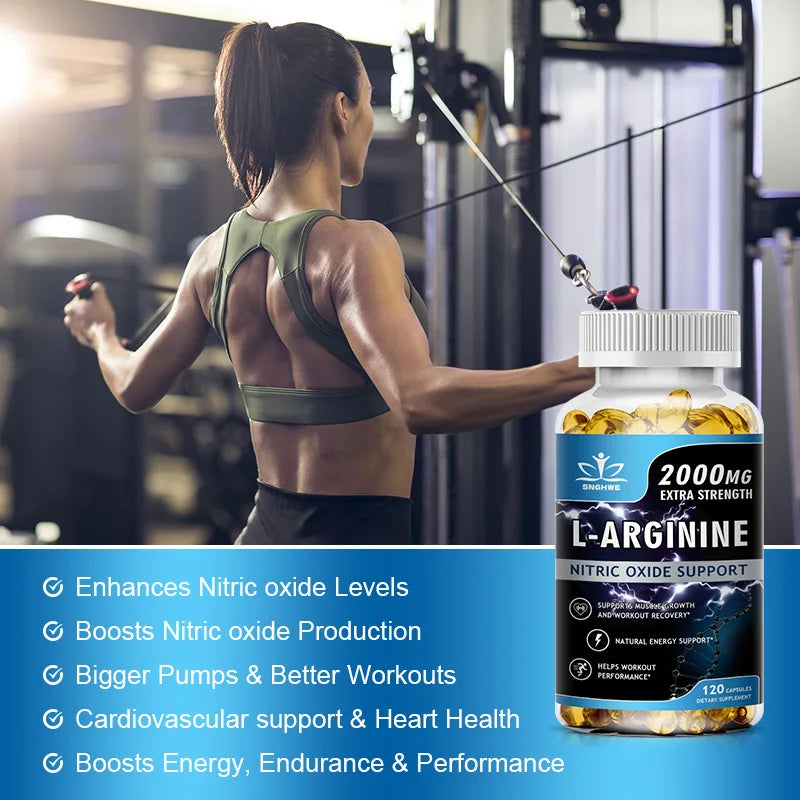Men's Pro-Series L-Arginine Nitric Oxide – Workout Endurance, Peak Performance & Muscle Growth