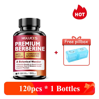 High-Potency Berberine Supplement, Support Insulin Sensitivity & Healthy Cholesterol, Hormonal Balance, Aids Healthy Metabolism