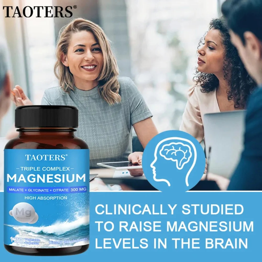 Garmtar Triple Magnesium Complex (Glycinate, Malate & Citrate) - Garmtar Pure Supplements