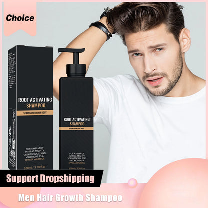 Hair Growth Shampoo For Men Root Activator Strengthening | Premium Care