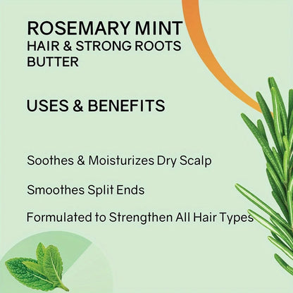 Gze Rosemary Mint Hair Strong Roots Butter Natural | Premium Care