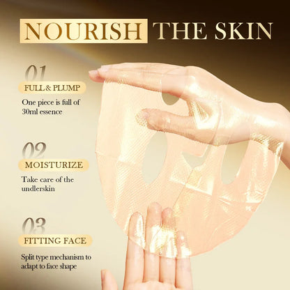 Sadoer Golden Collagen Facial Masks Moisturizing Anti Aging | Premium Care