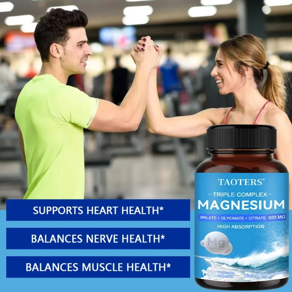 Garmtar Triple Magnesium Complex (Glycinate, Malate & Citrate) - Garmtar Pure Supplements