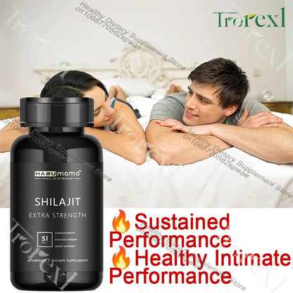 Purified Shilajit Vitality & Endurance Capsules (with Ashwagandha & Tribulus)