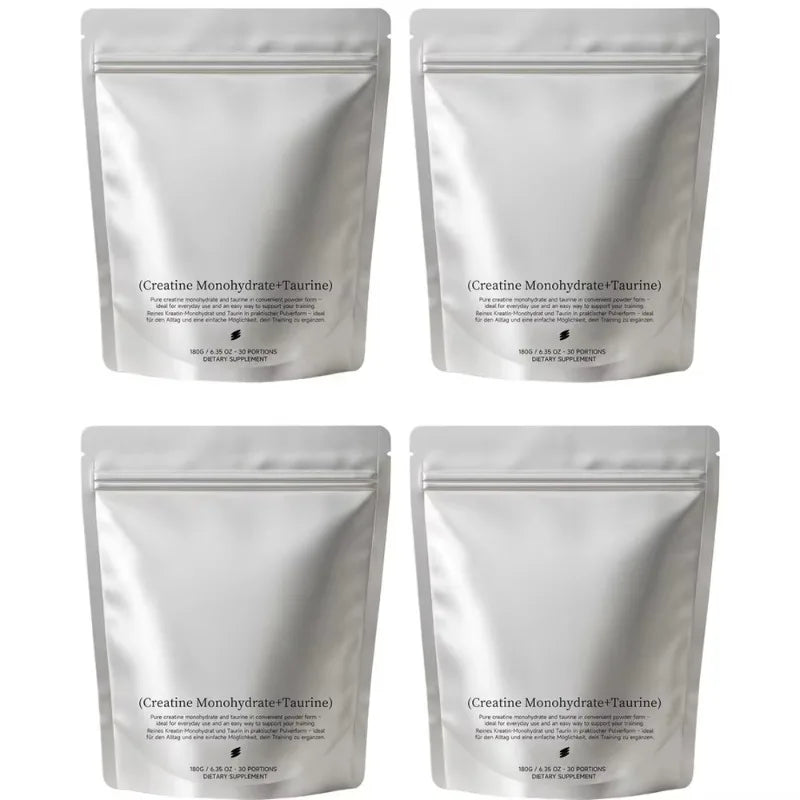 Micronized Creatine Monohydrate + Taurine Powder (180g / 30 Servings) – Explosive Strength & Muscle Hydration