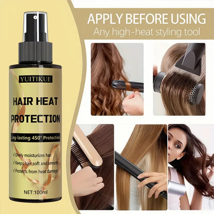 Hair Heat Protection Spray Long Lasting Protection Up | Premium Care