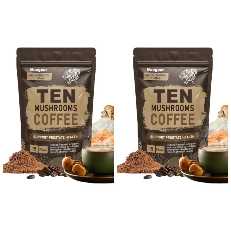 Garmtar 10-Mushroom Superfood Powder + Arabica Coffee - Garmtar Pure Supplements