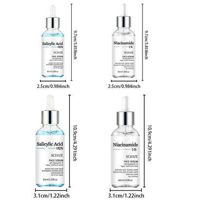 Seyhze 2pcs Salicylic Acid Niacinamide Essence Set 5 | Premium Care