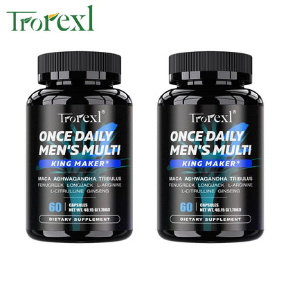 Men's Once Daily Multi-Vitality & Performance Complex – Male Firmness, Stamina & L-Arginine Support