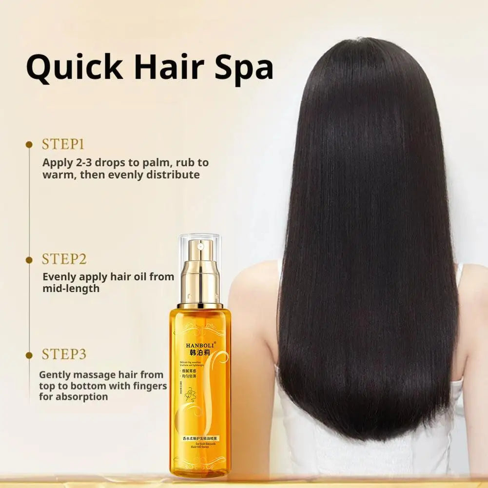 Haircare Essential Oil Hair Oil Spray Moisturizing Softening | Premium Care