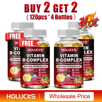 Garmtar Super Vitamin B-Complex (B1, B2, B3, B5, B6, Biotin, B12) - Garmtar Pure Supplements