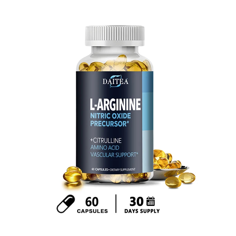L-Arginine Athletic Fuel Complex – Workout Energy, Muscular Strength & Endurance Support (Non-GMO)