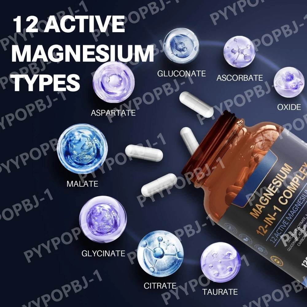 Garmtar 12-in-1 Magnesium Complex 700mg Max Bioavailability - Garmtar Pure Supplements