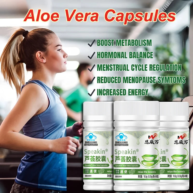 Garmtar Pure Aloe Vera Extract Capsules (Digestion & Detox) - Garmtar Pure Supplements