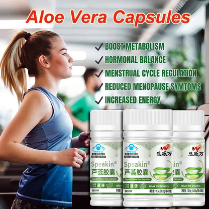 Garmtar Pure Aloe Vera Extract Capsules (Digestion & Detox) - Garmtar Pure Supplements