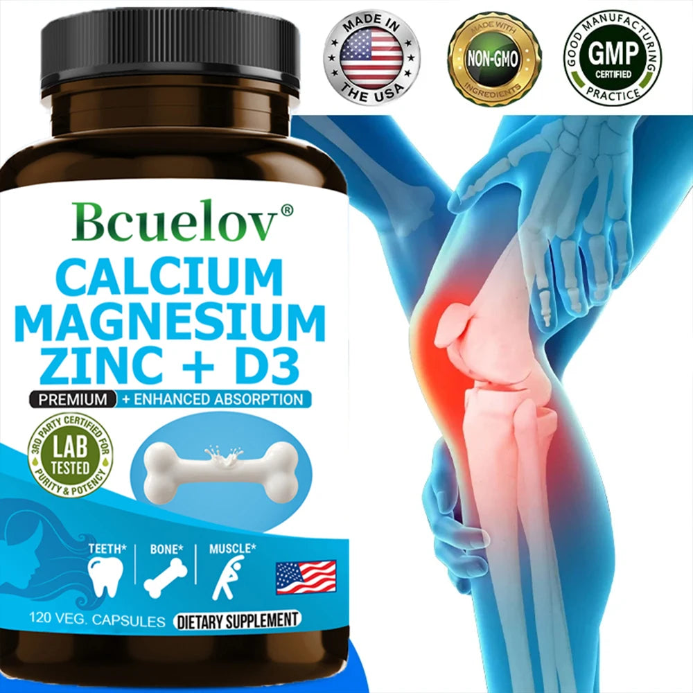 Garmtar Calcium, Magnesium, Zinc & Vitamin D3 Bone Shield - Garmtar Pure Supplements