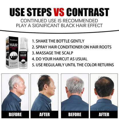 Gray White Hair Treatment Serum Cover White Hair | Premium Care