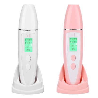 Facial Skin Analyzer Tester Facial Skin Tester Smart Display Skin Care Portable Digital Skin Detector Pen for Home Beauty Salon