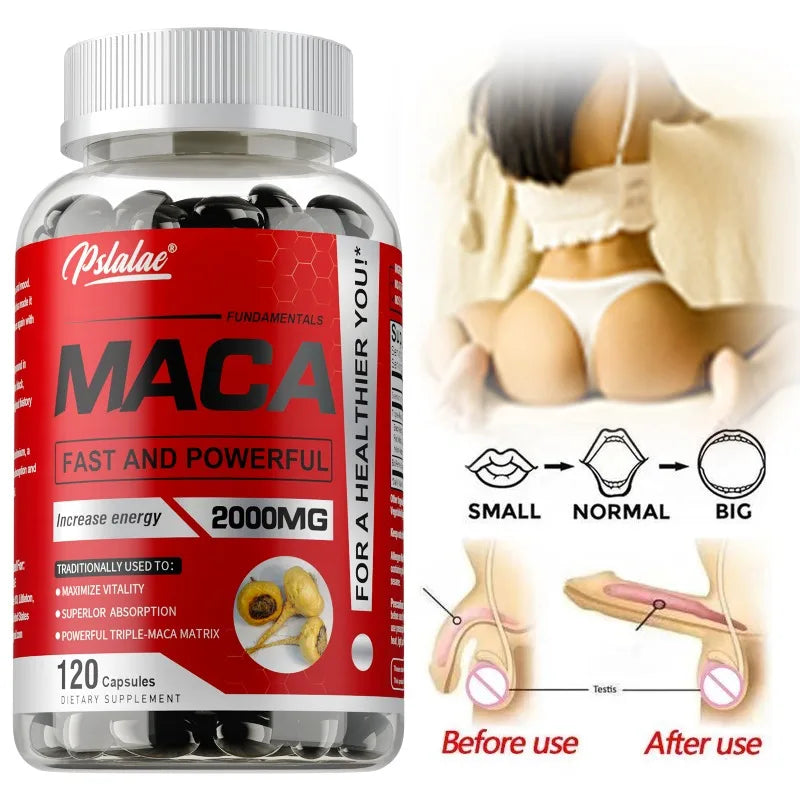Garmtar Triple Maca 2000mg (Black, Red & Yellow Maca Root) - Garmtar Pure Supplements