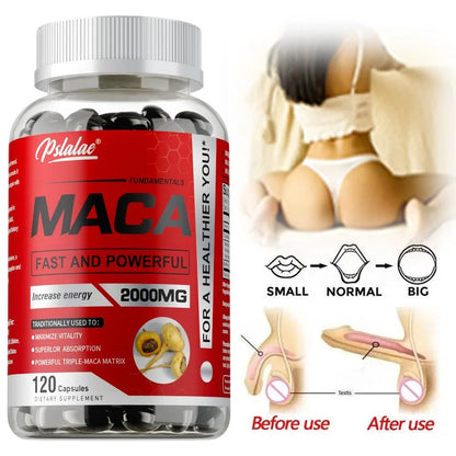 Garmtar Triple Maca 2000mg (Black, Red & Yellow Maca Root) - Garmtar Pure Supplements