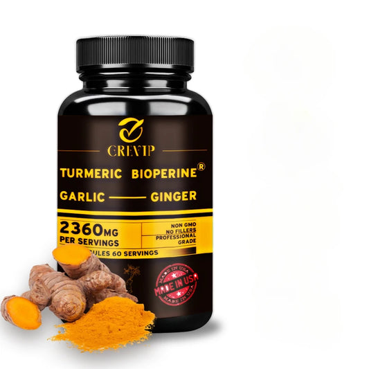 Garmtar 4-in-1 Turmeric Ginger Garlic & Black Pepper Complex - Garmtar Pure Supplements