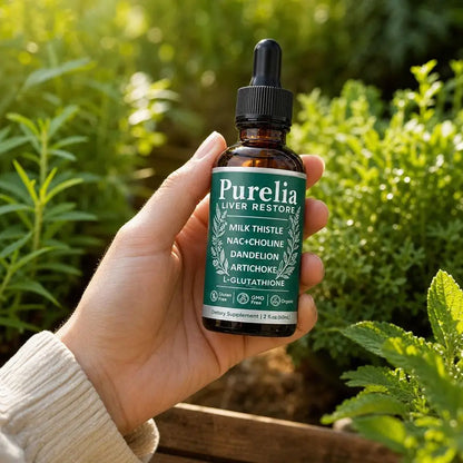 Herbal Supplement Drops 60ml Milk Thistle Glutathione NAC Choline Artichoke Dandelion Liquid Formula for Adult Everyday Wellness