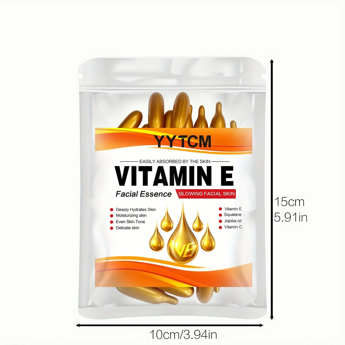 Vitamin E Deep Moisturizing Capsule Essence Hydrates And | Premium Care