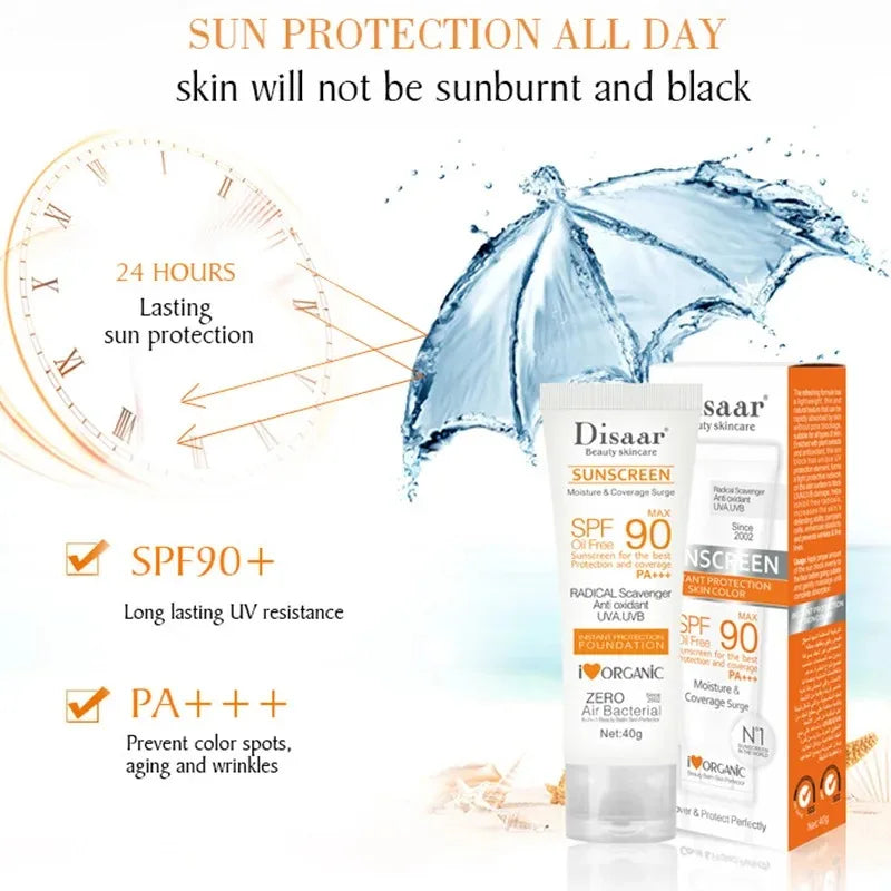 Facial Body Sunscreen Waterproof Spf 90 Uv Sun | Premium Care
