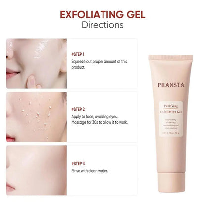 Face Exfoliating Gel Deep Cleansing Pores Remove Dead | Premium Care