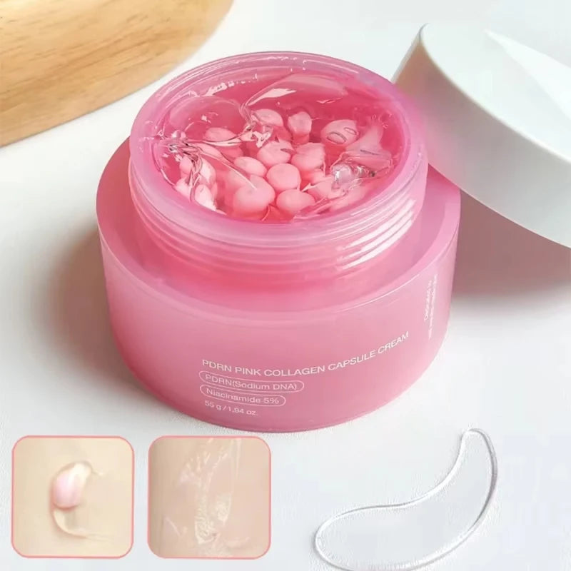 Korean Pdrn Pink Collagen Capsule Cream With Niacinamide | Premium Care