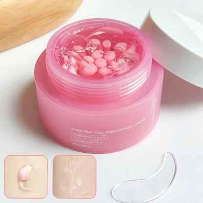 Korean Pdrn Pink Collagen Capsule Cream With Niacinamide | Premium Care