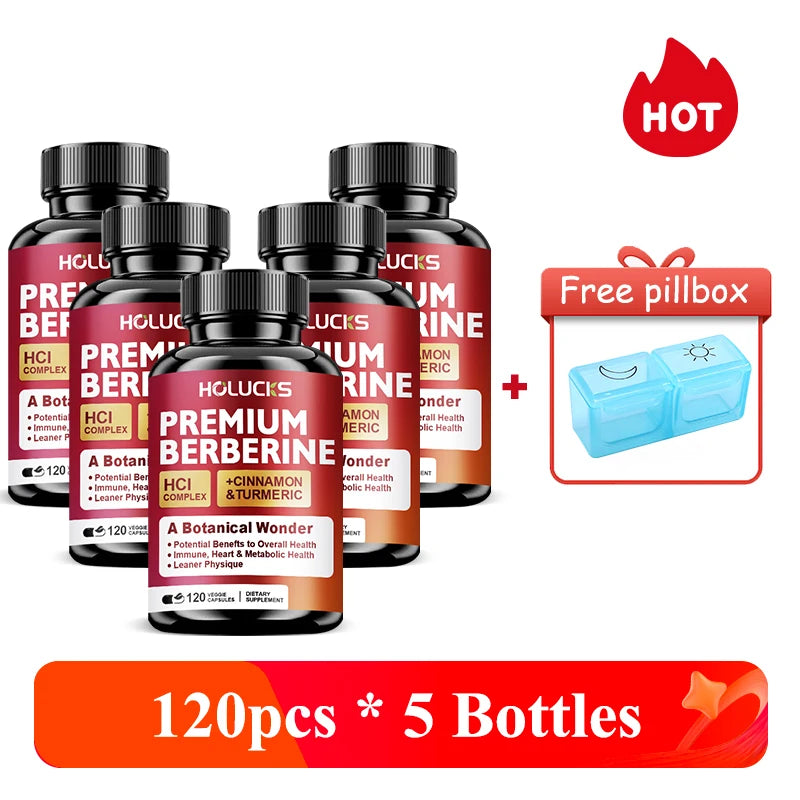 High-Potency Berberine Supplement, Support Insulin Sensitivity & Healthy Cholesterol, Hormonal Balance, Aids Healthy Metabolism