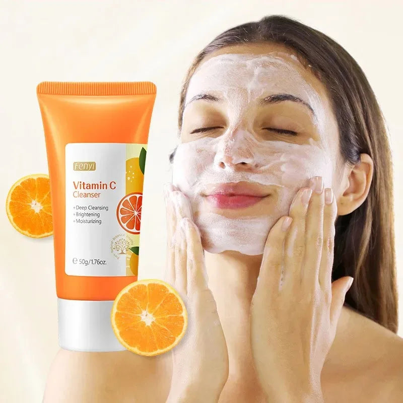 Vitamin C Facial Cleanser Skin Deep Cleansing Moisturizing | Premium Care