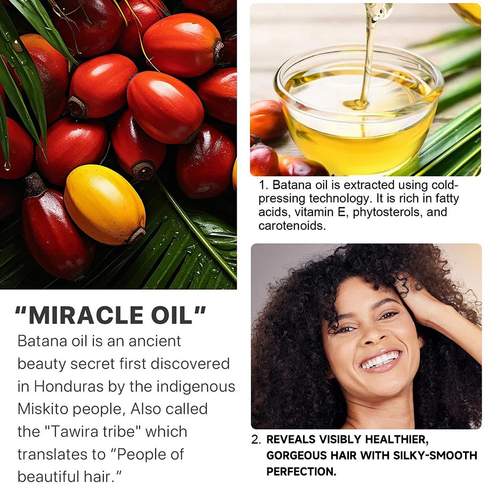 Batana Oil Hydrates And Smoothes Hair Enhances Shine | Premium Care