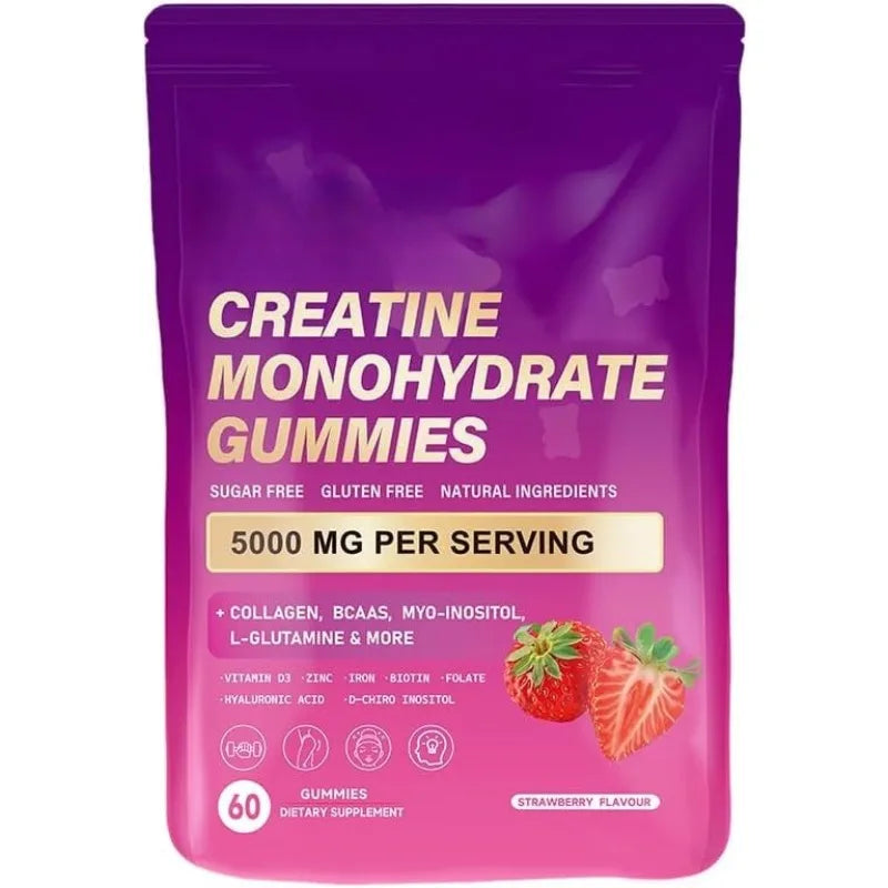 Garmtar Creatine Monohydrate Gummies + Collagen & BCAA - Garmtar Pure Supplements