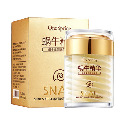 Snail Collagen Cream Anti Aging Fade Fine Lines Wrinkle Lightening Moisturizing Lifting Smoothing Nourishing Korean Cosmetics